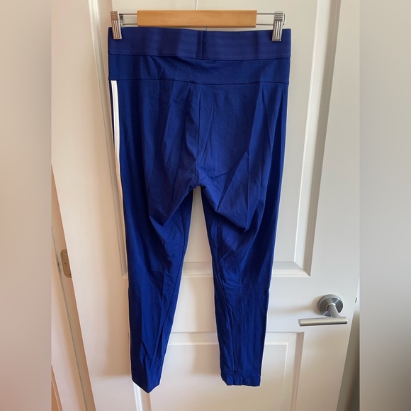 Blue adidas 3 stripe leggings - Picture 2 of 3